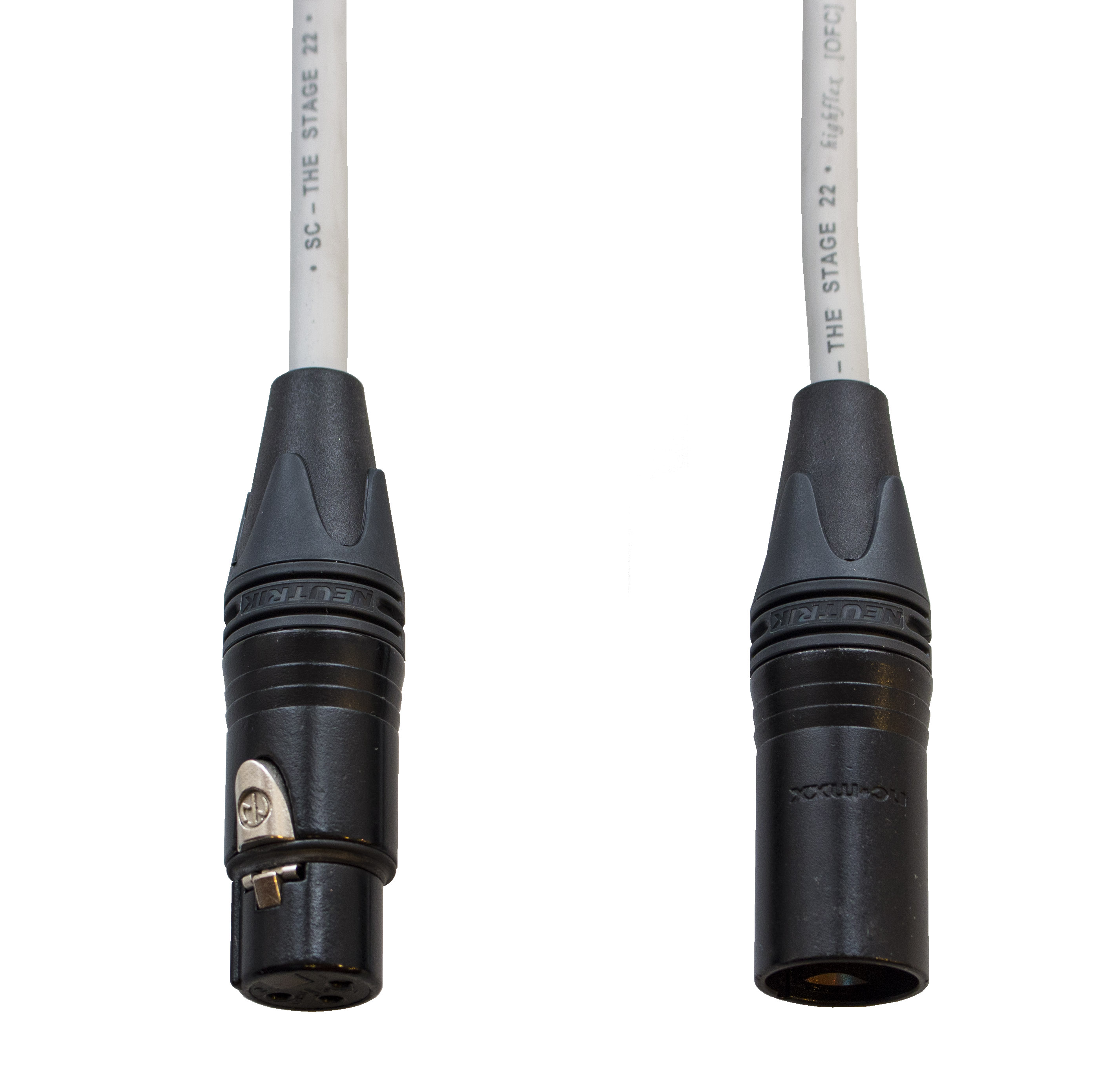 Audiokabel XLR konektor Neutrik poz. male/female  1,5 m, Sommer, šedý