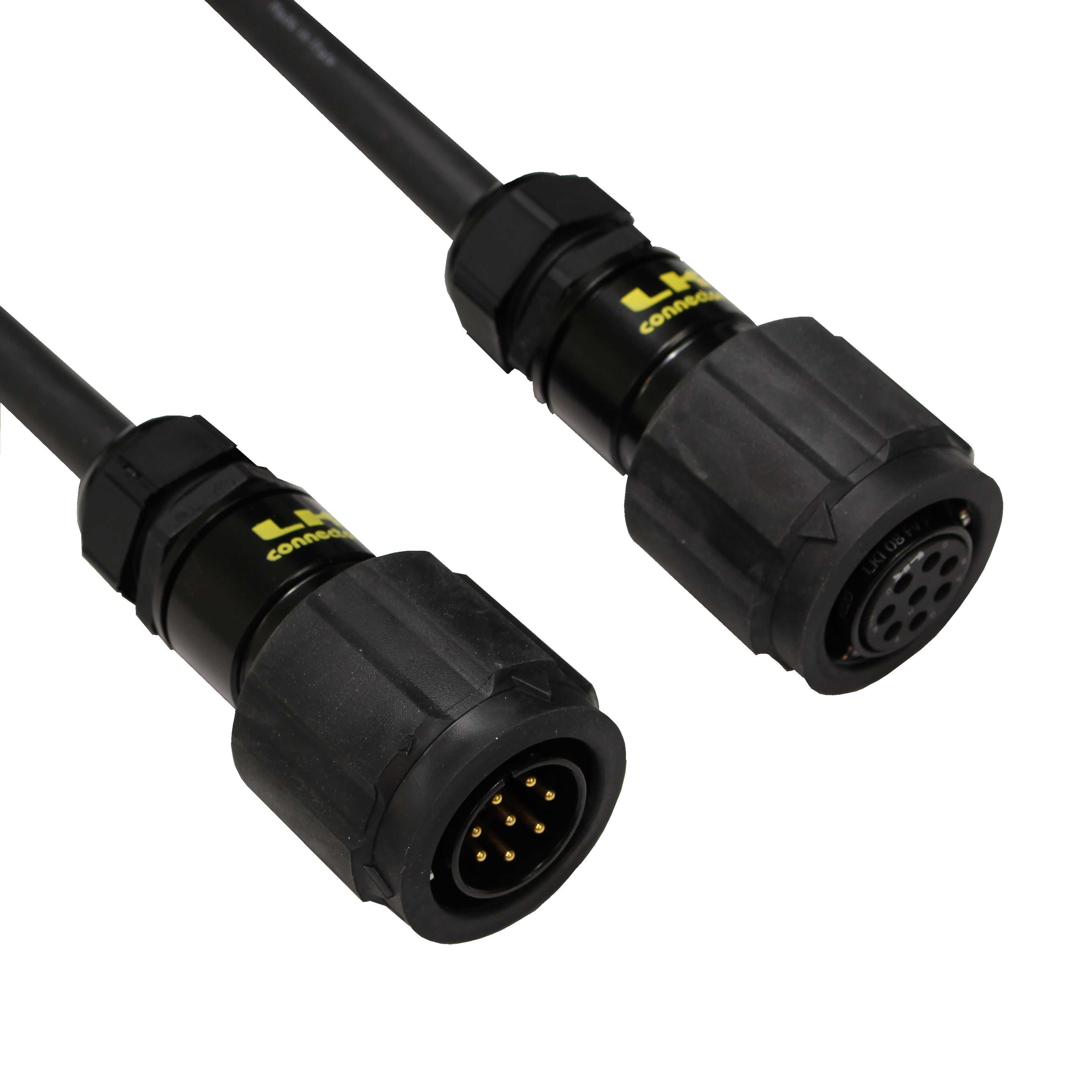 reproduktorový kabel Tasker C289 4x4mm/4x2,5mm 8 pin konektory LK, délka 10 m