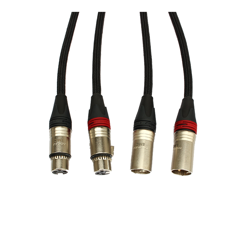Hifi audio-kabel XLR - XLR, 1 pár, délka 80 cm