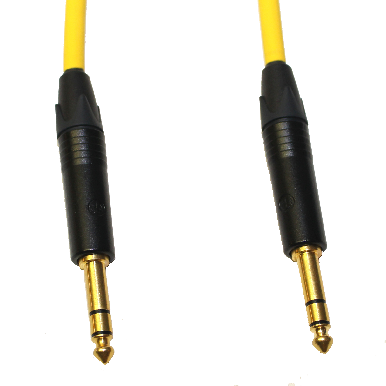 Audiokabel Jack 6,3 TRS/Jack 6,3 TRS Neutrik, zla. 1,5 m, SommerCable žlutý