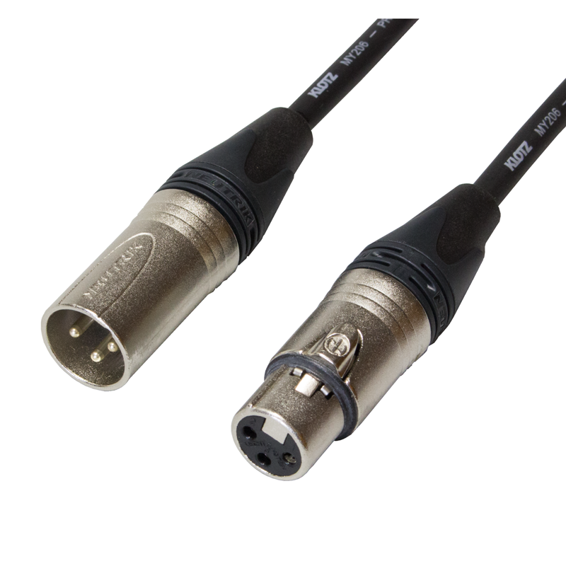 Audiokabel XLR konektor male/female 0,5 m, MY206