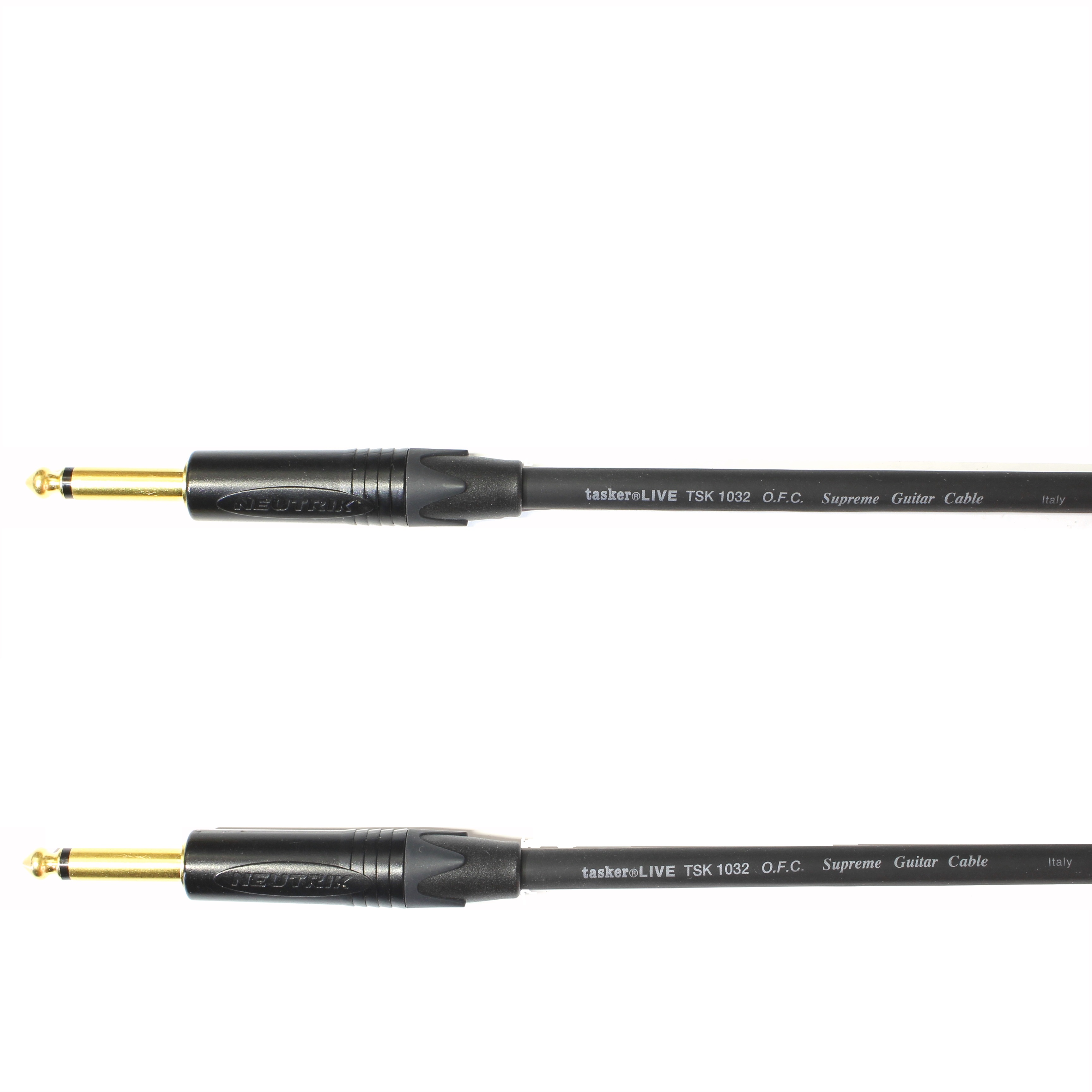 Kytarový kabel Jack 6,3 mono přímý/ Jack 6,3 mono přímý, 30 cm, TSK1032