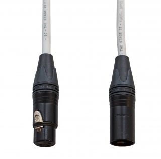 Audiokabel XLR konektor Neutrik poz. male/female  1 m, Sommer, šedý