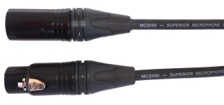 Audiokabel XLR-XLR  konektor male / female zla. Klotz MC2000