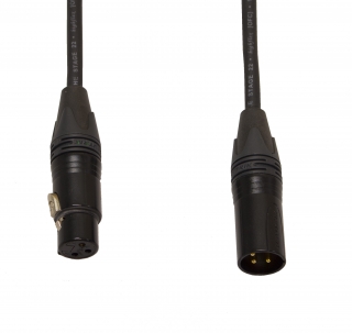 Audiokabel XLR konektor poz. Neutrik male/female  6 m, Sommer, černý