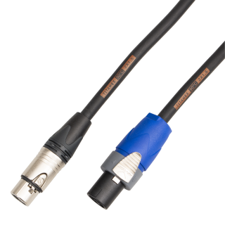 Reproduktorový kabel Speakon - XLR female, Titanex 2x 1,5 mm, 