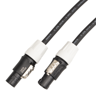 Reproduktorový kabel 2x Speakon šedý, Tasker C276, 2x 2,5 mm, 
