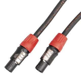 Reproduktorový kabel 2x Speakon červený, Titanex 2x 2,5 mm