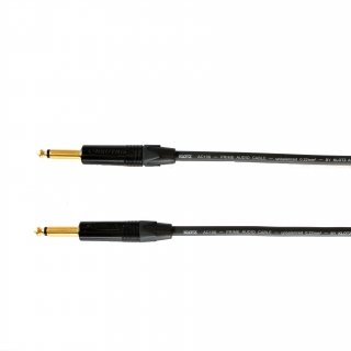 Kytarový kabel Jack 6,3 mono přímý/ Jack 6,3 mono přímý, 30 cm, AC106