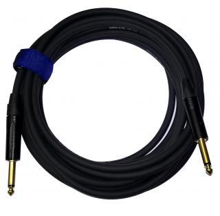 Kytarový kabel Jack 6,3 mono přímý/ Jack 6,3 mono přímý, 4 m, AC106